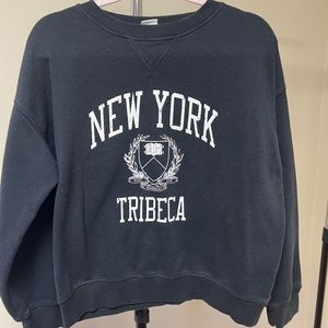 Black New York Crewneck